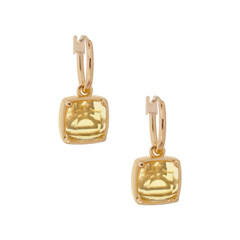 Sugar Cube Glass Mini Stud Earrings
