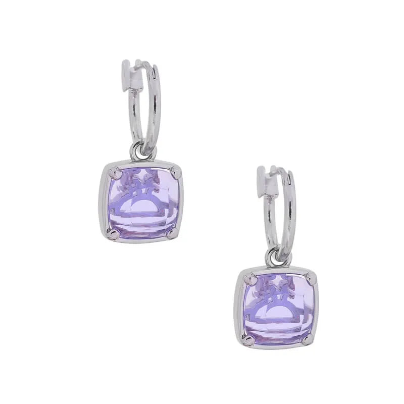 Sugar Cube Glass Mini Stud Earrings
