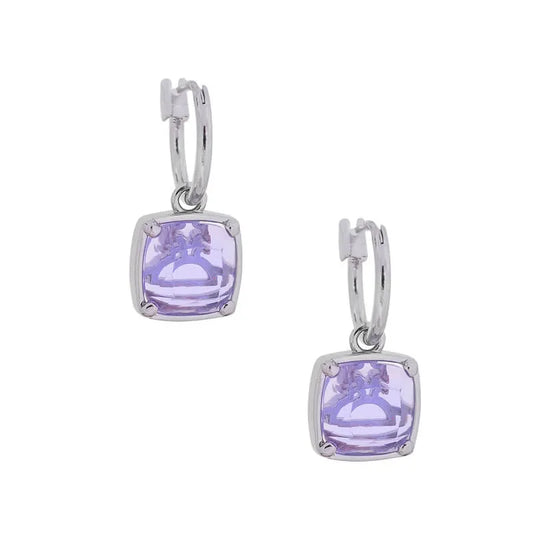 Sugar Cube Glass Mini Stud Earrings