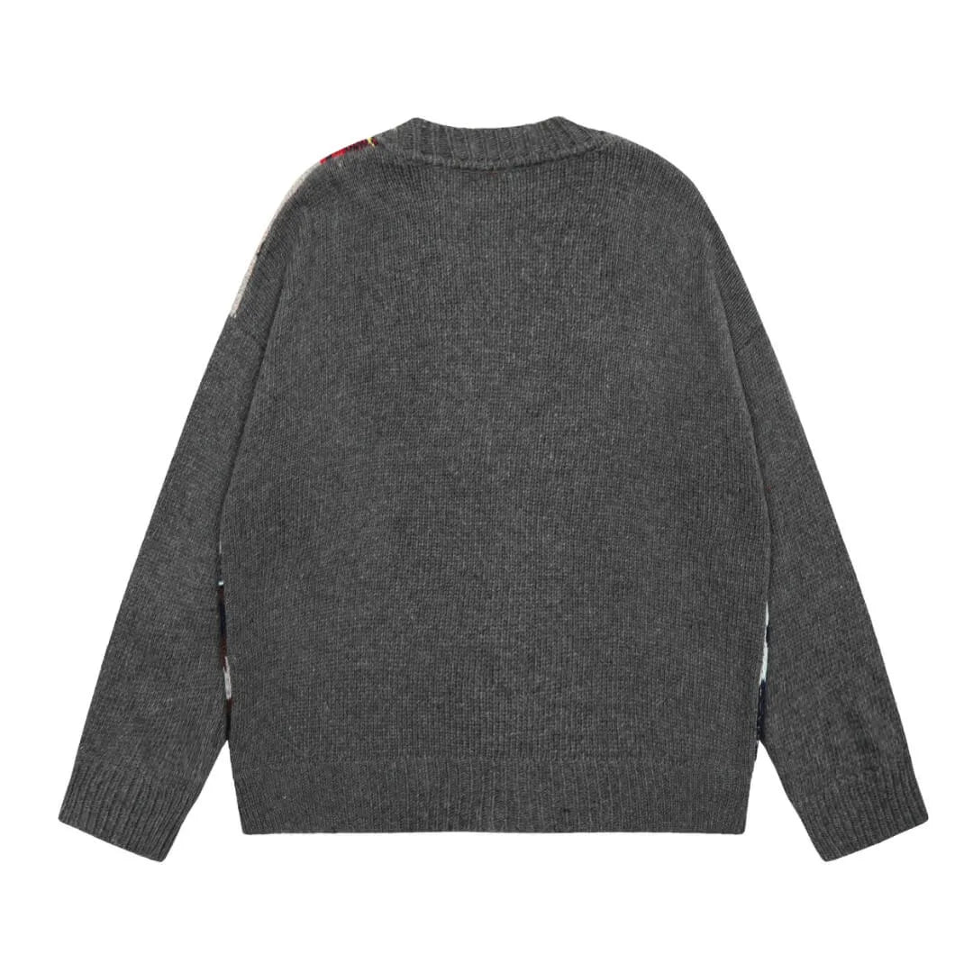 Heritage Motif Patchwork Cardigan