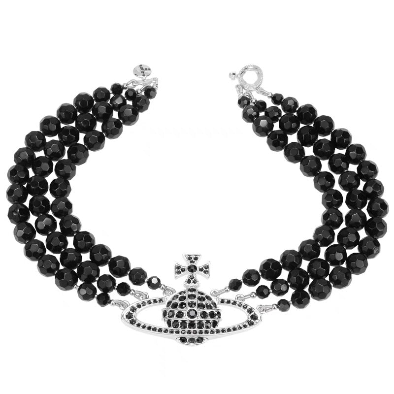 Triple Pearl Necklace (with box)