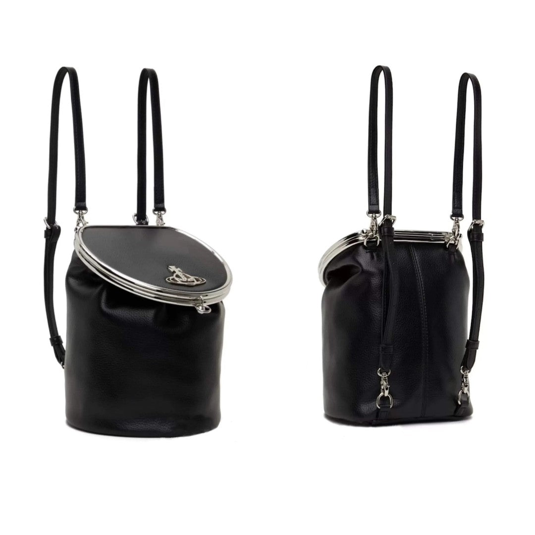 Cylinder Leather Shoulder Bag
