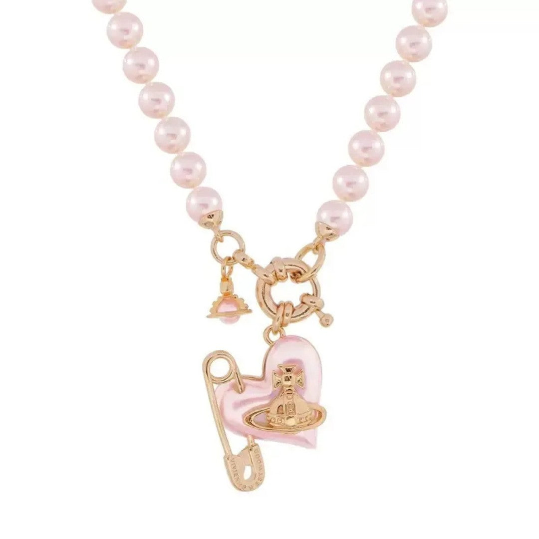 Orietta pearl necklace (with box)