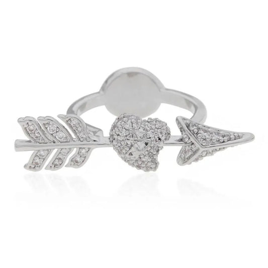Cupid’s Arrow Heart Ring