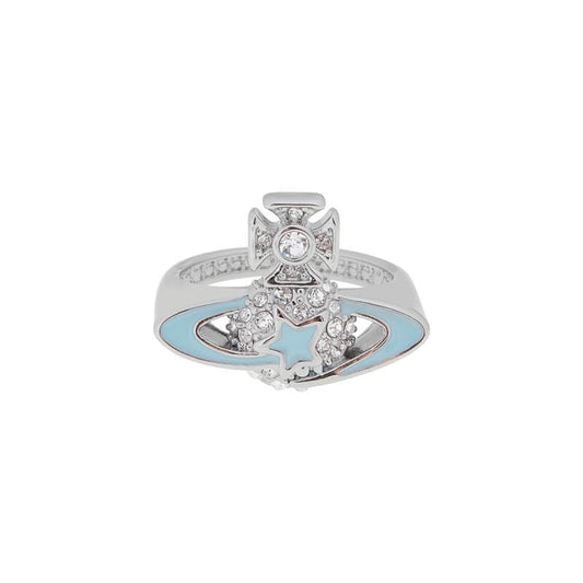 DARLENE Pentagram Saturn Ring(All 5 Colors)(with box)