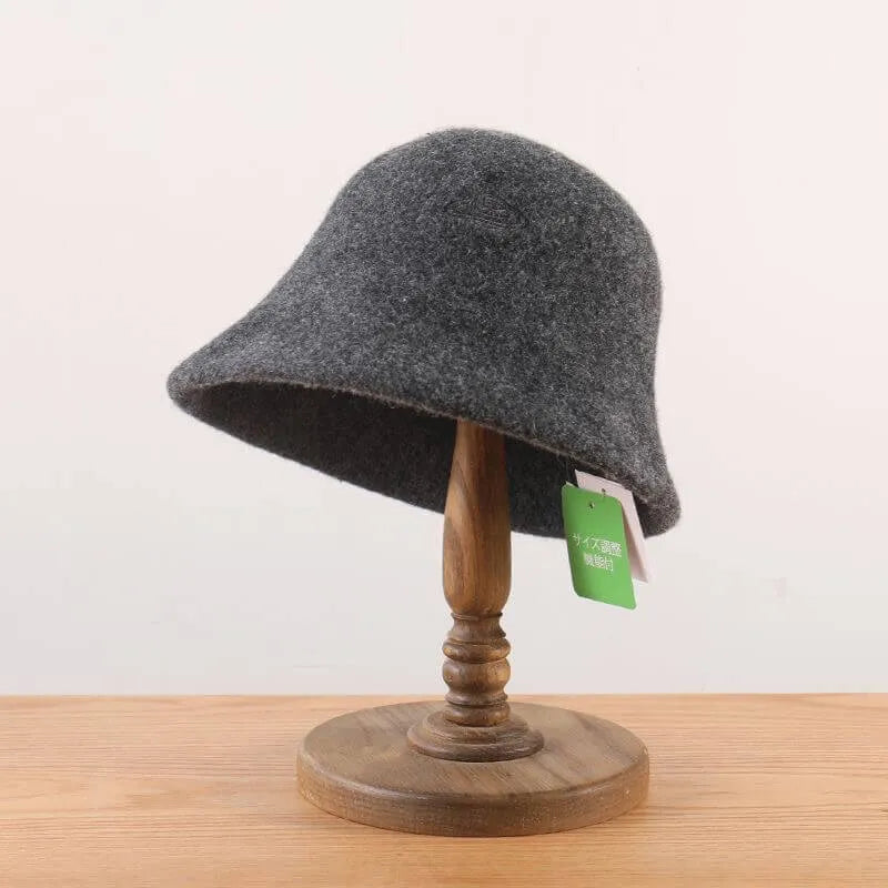 Wool Felt Dome Bucket Hat