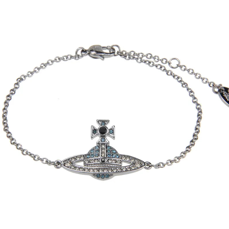 Crystal Orb Chain Bracelet