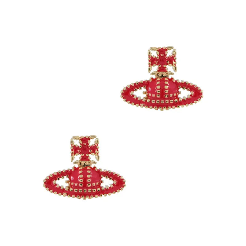 Mini Beaded Orb Stud Earrings