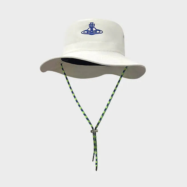 Technical Nylon Wide-Brim Hat