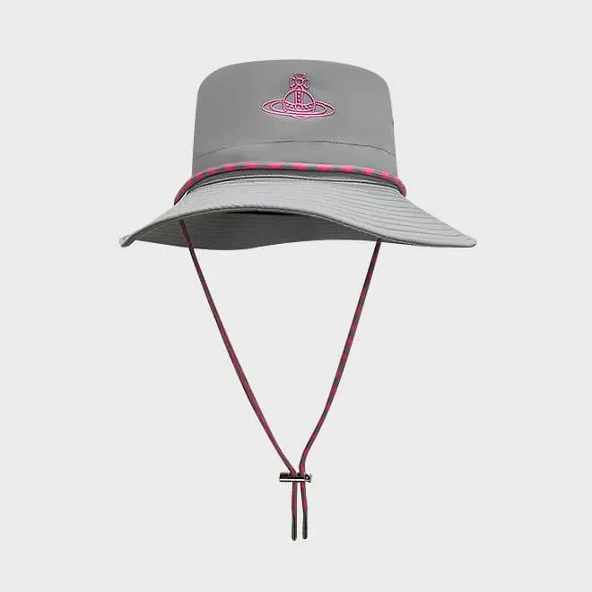 Technical Nylon Wide-Brim Hat