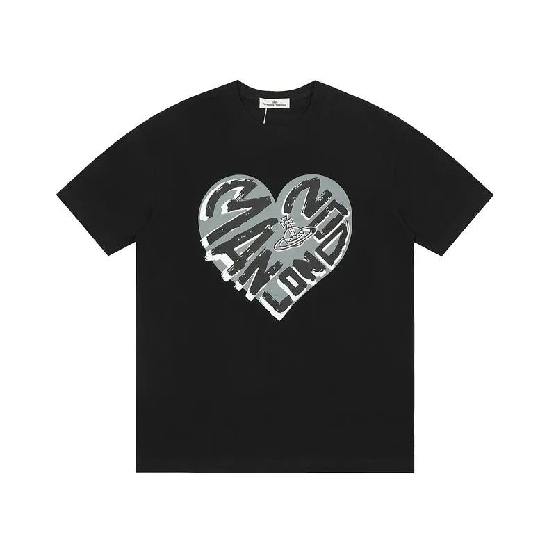 Mad World Heart Emblem T-Shirt