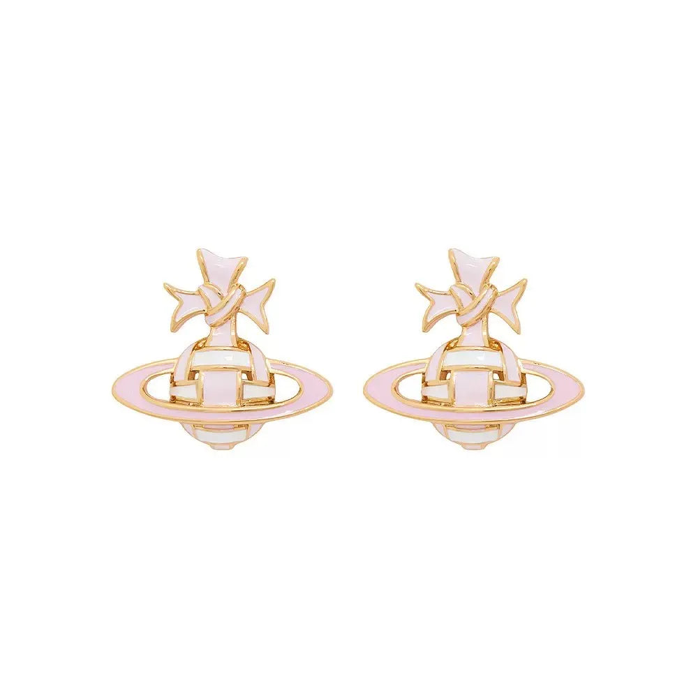 Mini Classic Enamel Orb Stud Earrings
