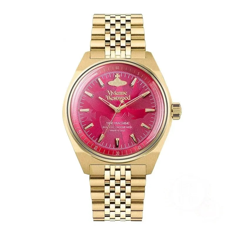 Orb-Detail Link Bracelet Watch