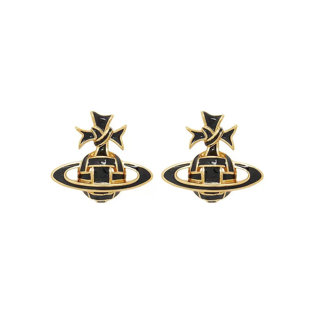 Mini Classic Enamel Orb Stud Earrings