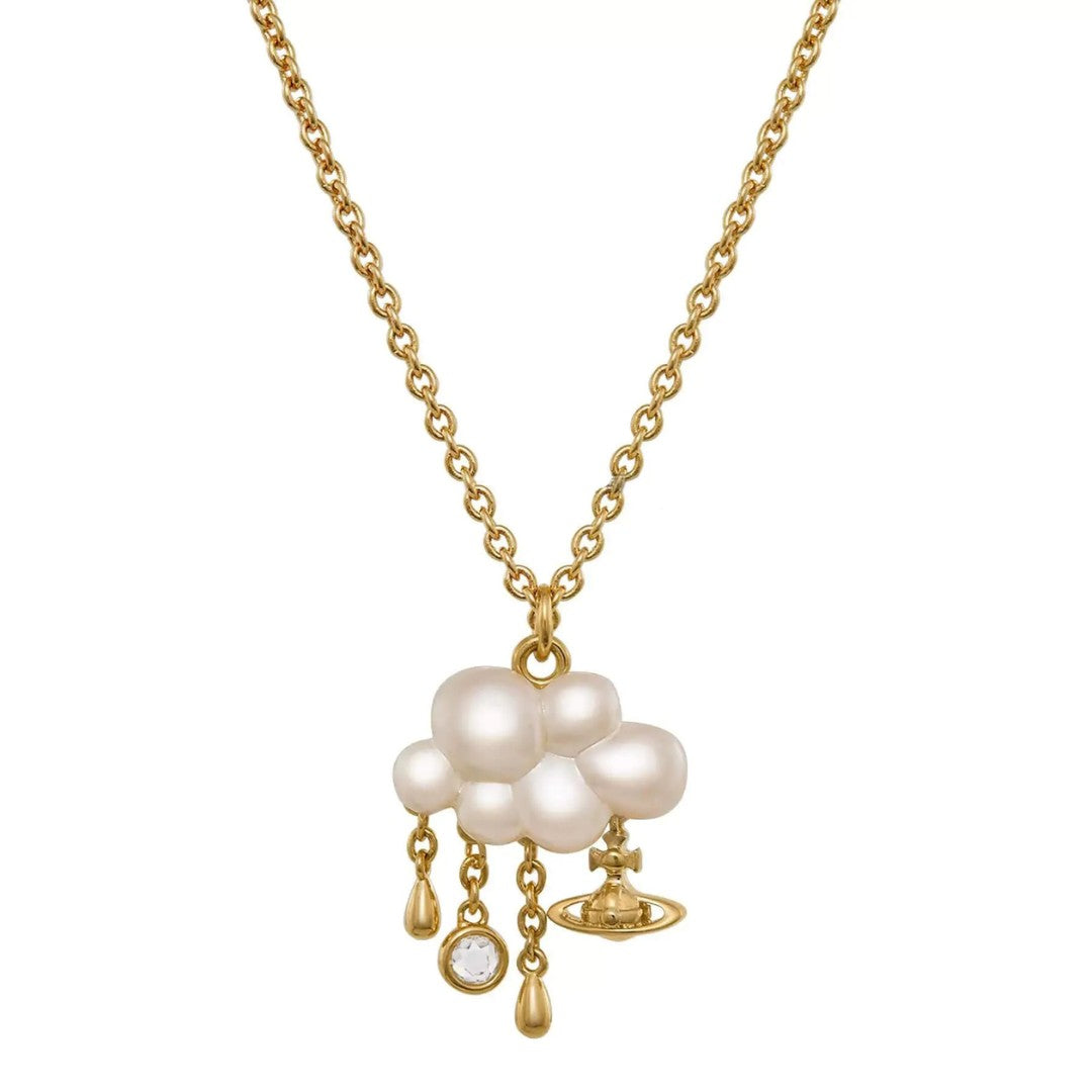 COSIMA Clouds Raindrops Saturn Necklace