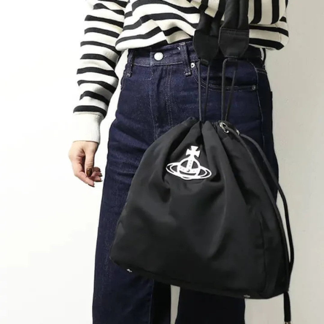 Nylon Drawstring Saturn Bag