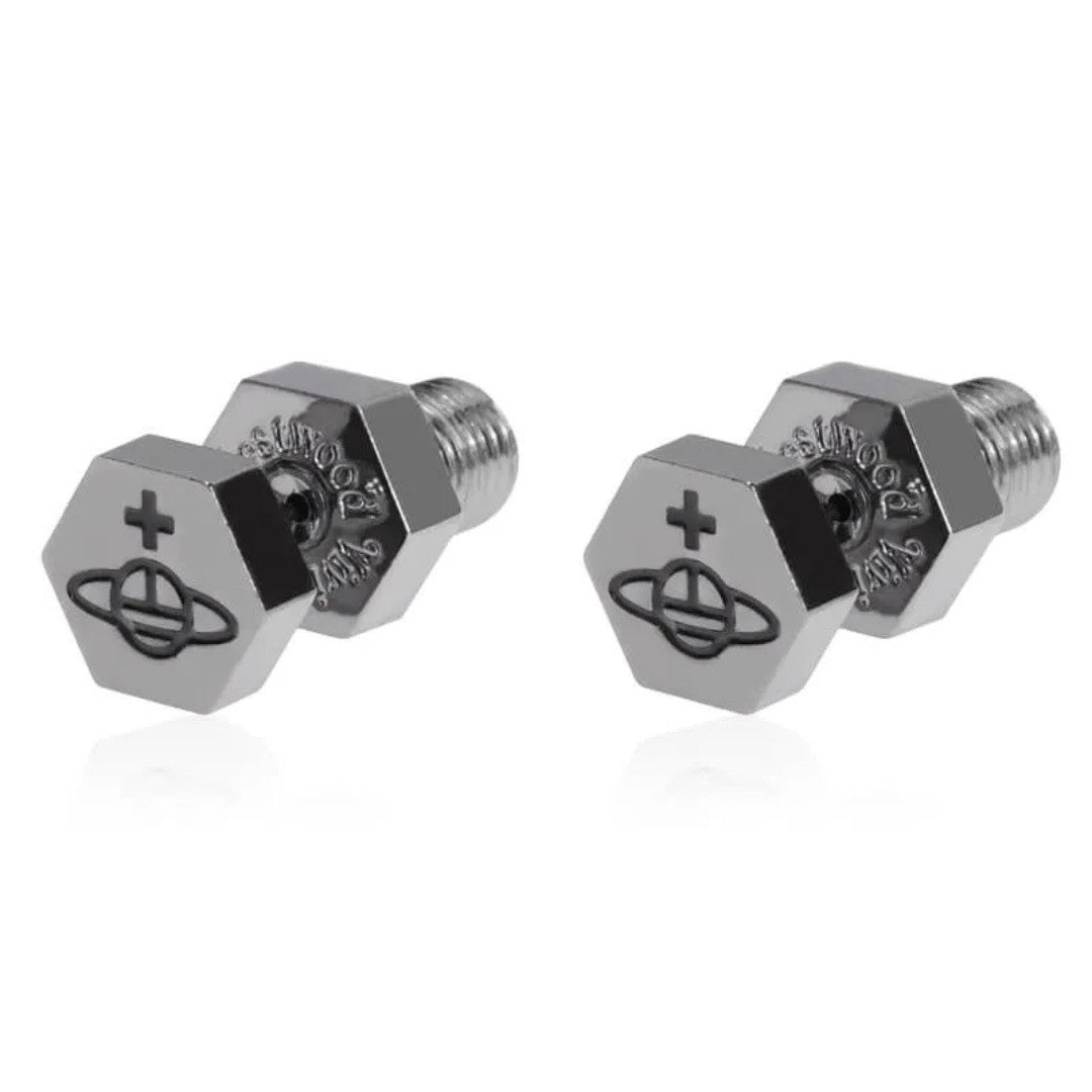 Screw Saturn Earrings