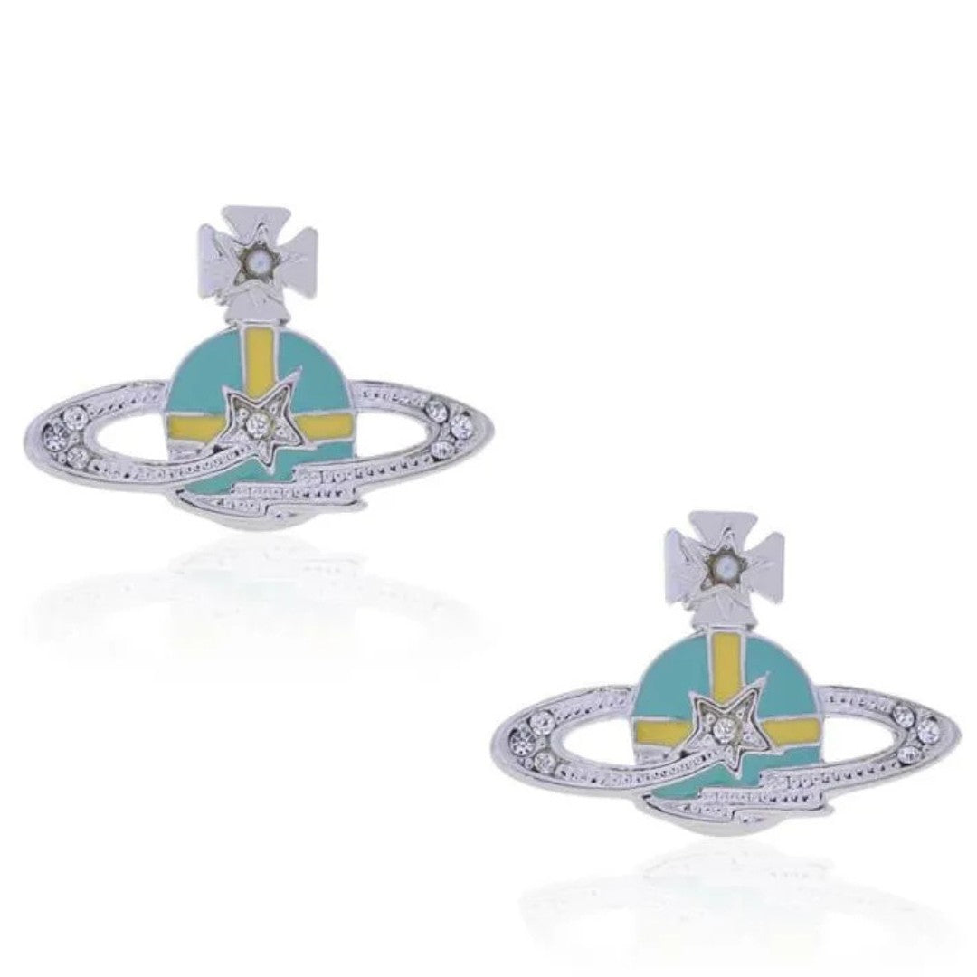Meteors Saturn Earrings