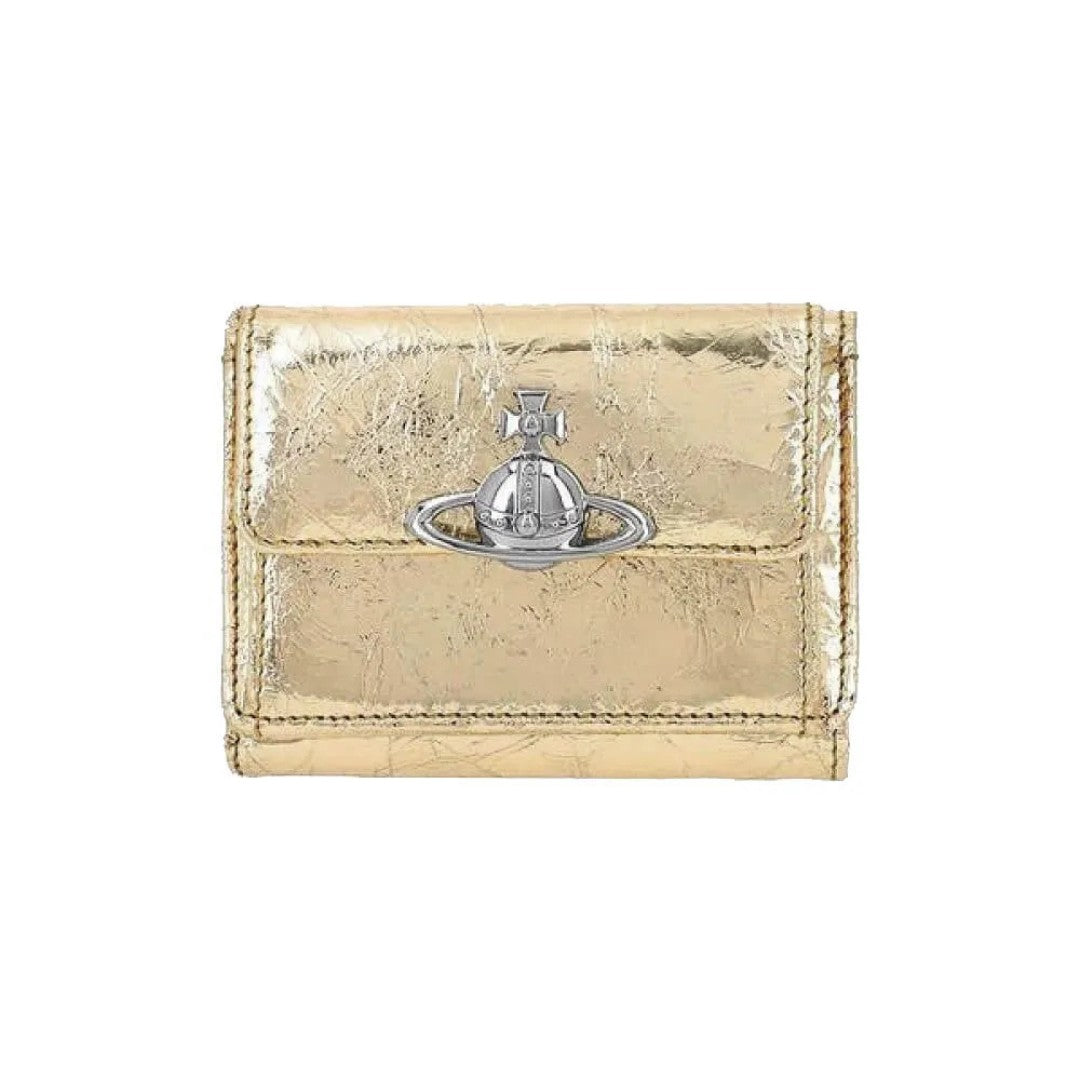 Gloss Finish Tri-fold Wallet