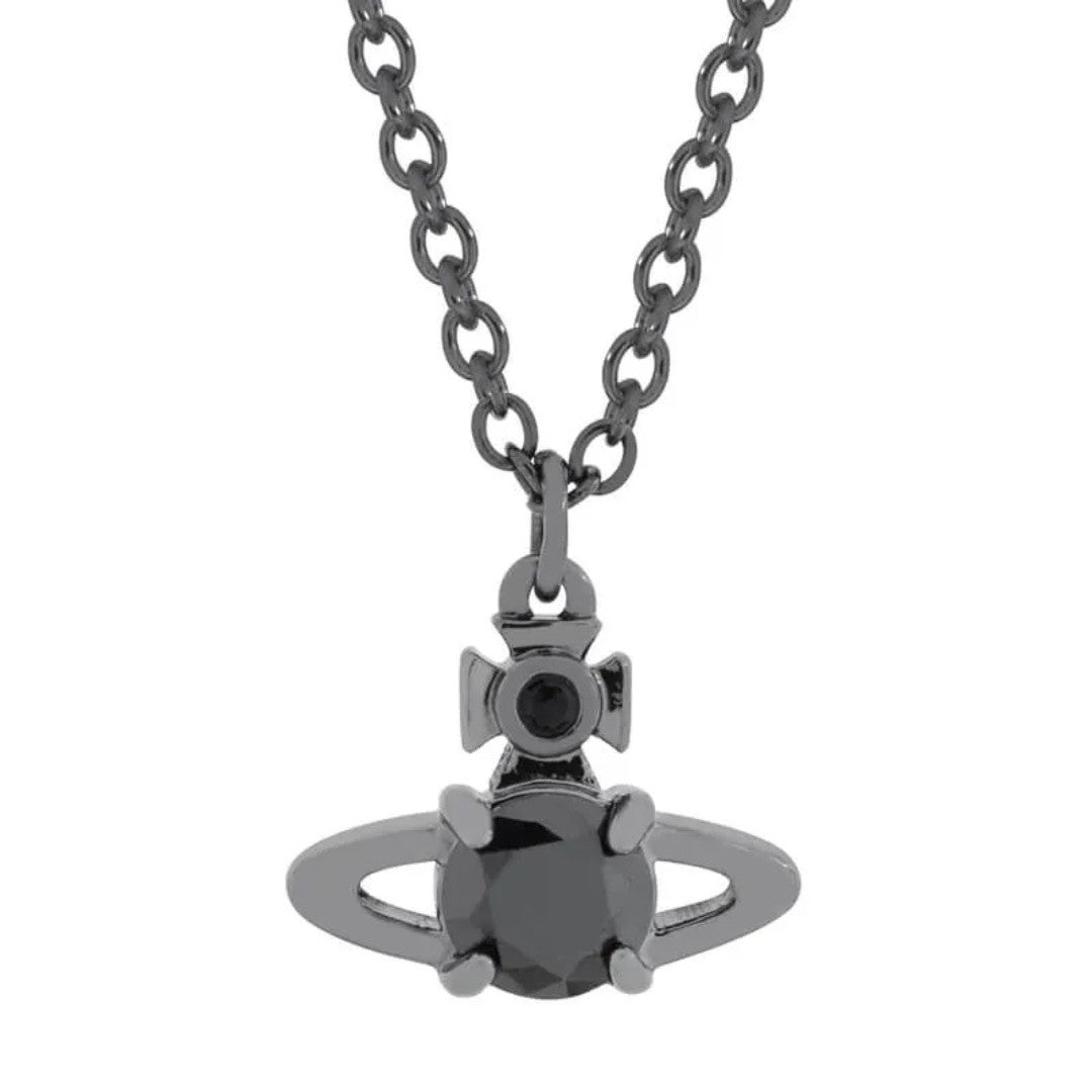 REINA Petite Zircon Orb Necklace