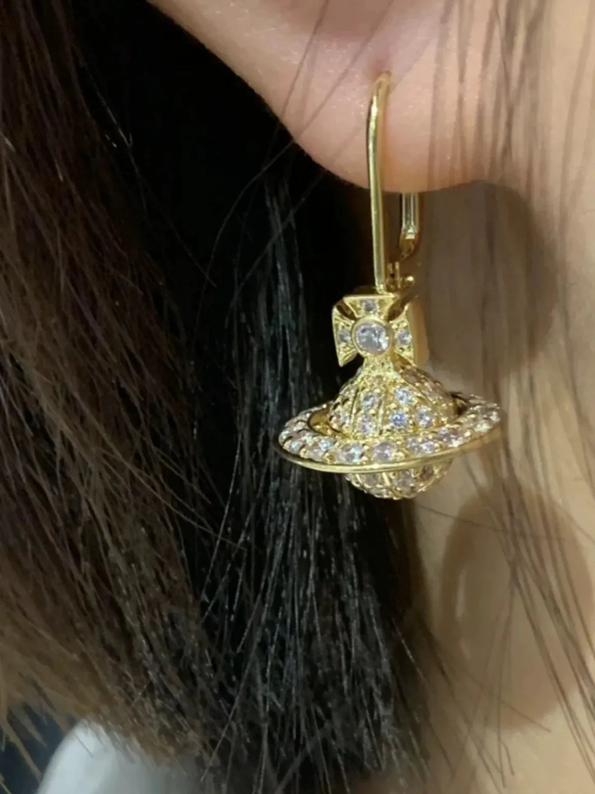 Orb Drop Earrings