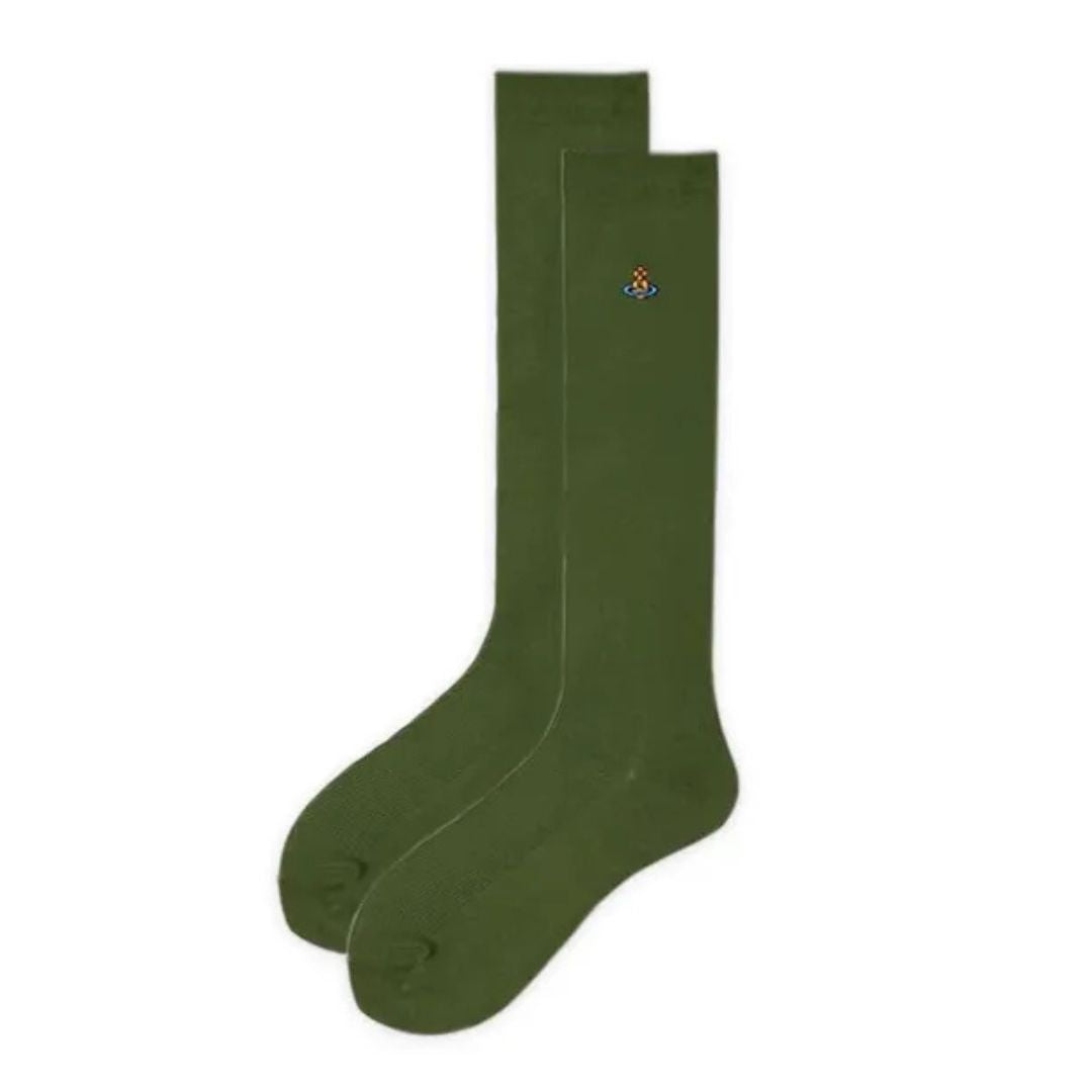 Minimalist Orb Logo Knee-High Socks