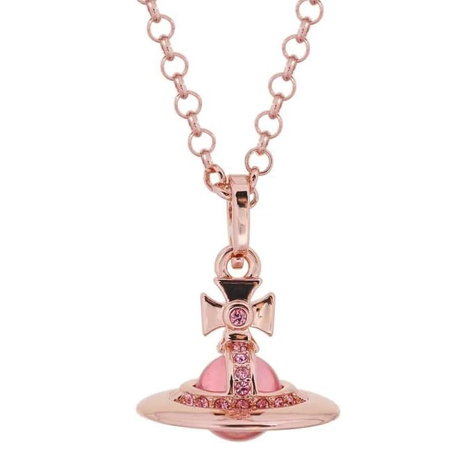 10MM ORB Classic Saturn Pendant Necklace (with box)