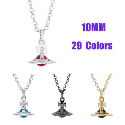 10MM ORB Classic Saturn Pendant Necklace (with box) (Copy)