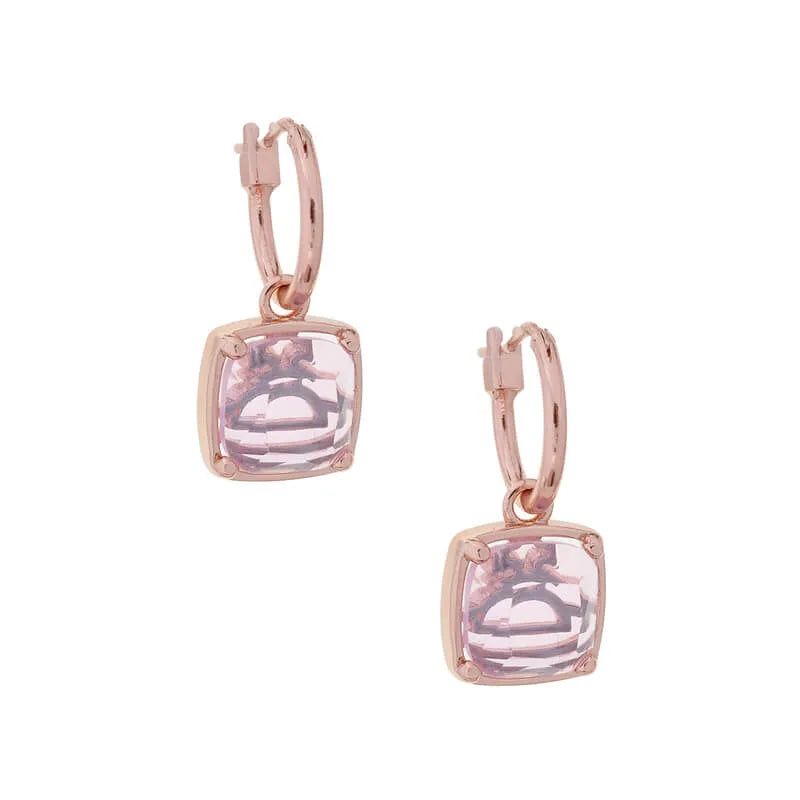Sugar Cube Glass Mini Stud Earrings
