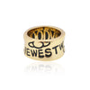 Small Waist Letter Ring (with box)