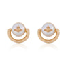 CELIA Half-hoop Pearl Earrings (with box)