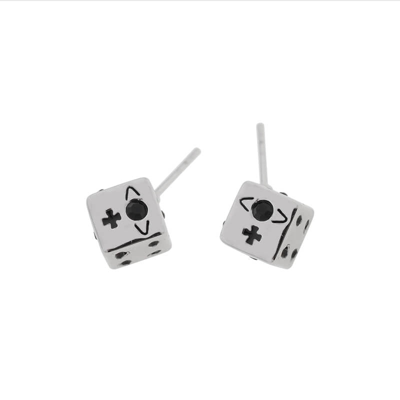 HENDRIX Dice and Diamonds Earrings (with box)