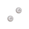 Small Round Pearl Saturn Earrings (with box)