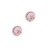 Small Round Pearl Saturn Earrings (with box)