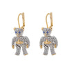 TEDDY Cubic Movable Bear Earrings (with box)