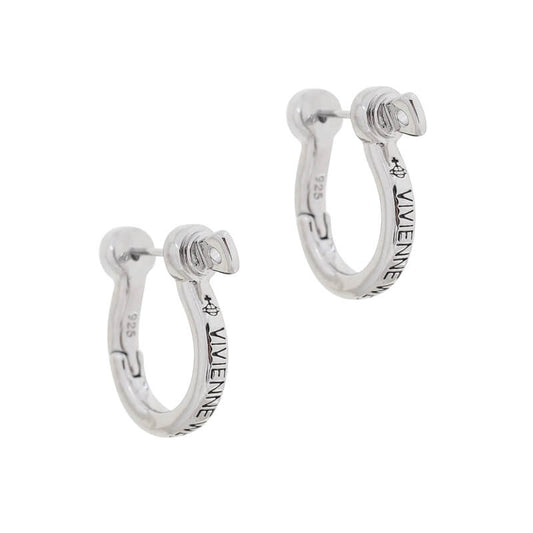 MINERVA Screwed Alphabet Earrings (with box)