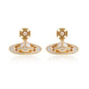 SIMONETTA Lacquered Raised Half-face Pearl Earrings (with box)