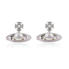 SIMONETTA Lacquered Raised Half-face Pearl Earrings (with box)