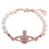 Mini Bas Relief Pearl Bracelet (7 pearls) (with box)