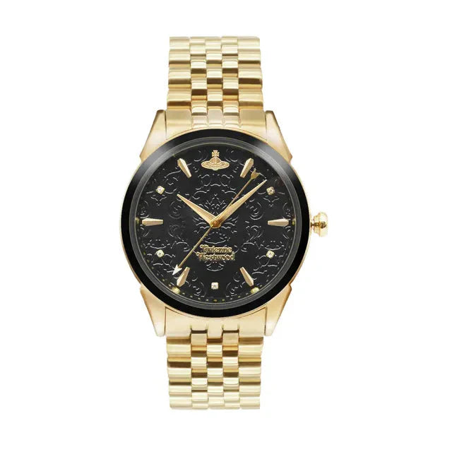 Gold & Black wristwatch