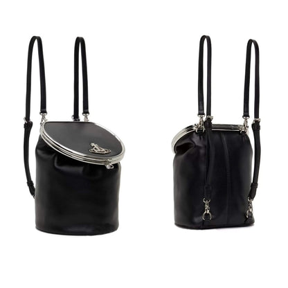 Cylinder Leather Shoulder Bag