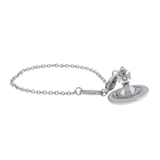 Minimal Orb Charm Chain Bracelet