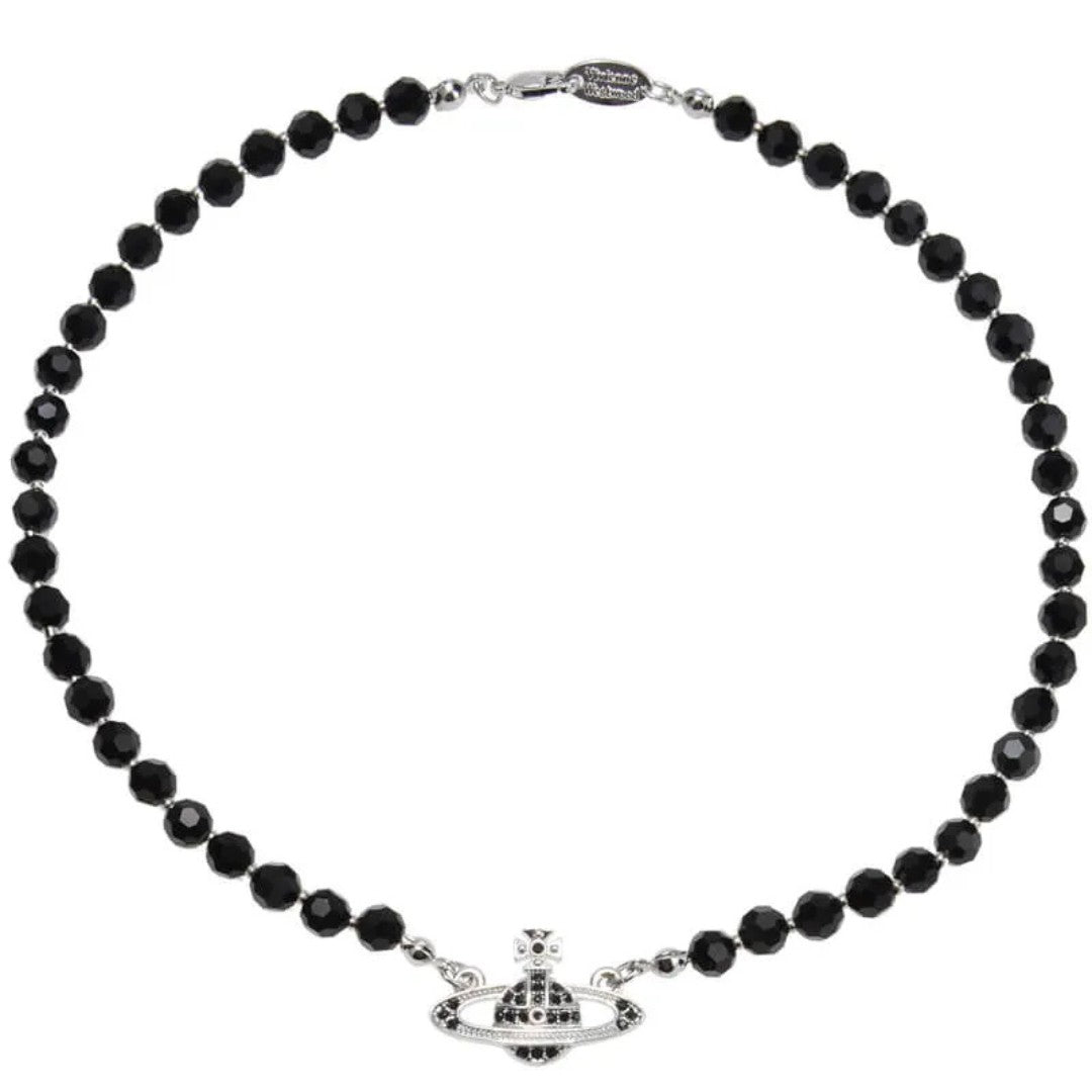 Black Crystal Necklace