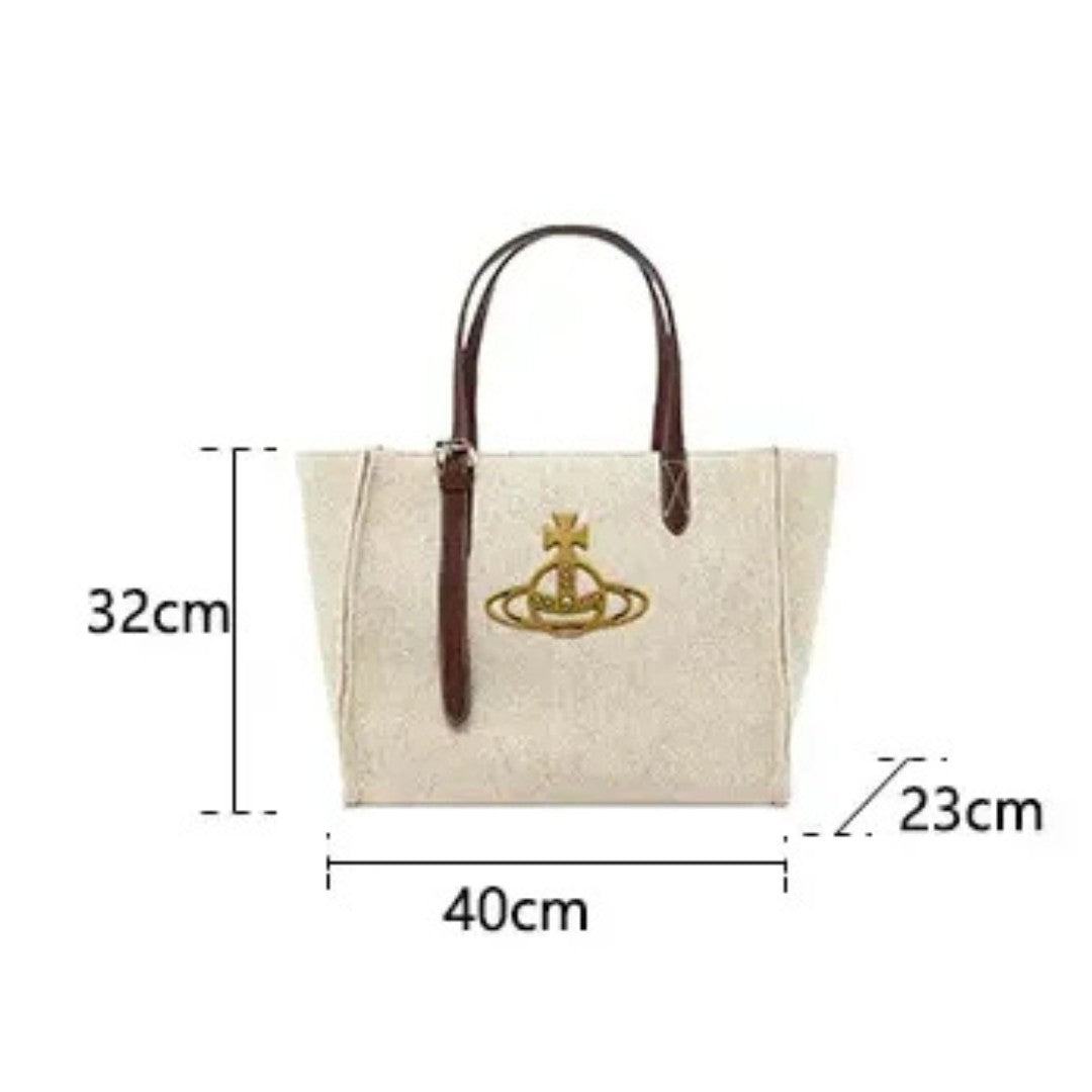 Felt Saturn Wool Tote