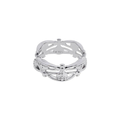 Orb Skeleton Band Ring