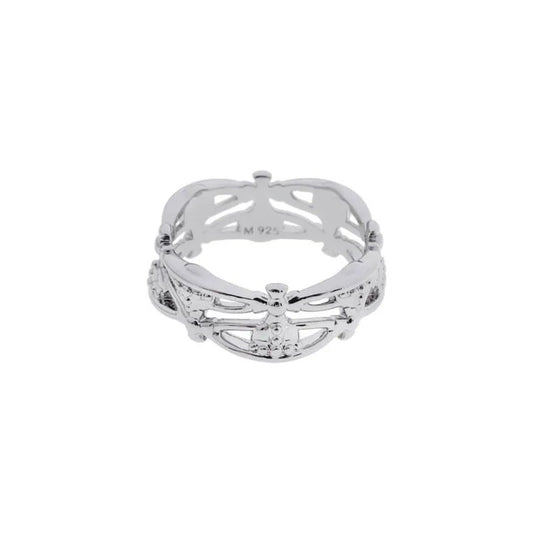 Orb Skeleton Band Ring