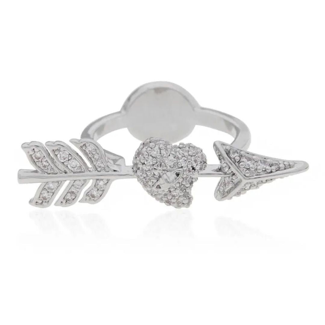 Cupid’s Arrow Heart Ring