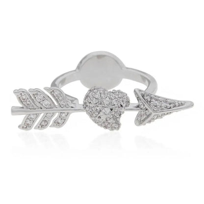 Cupid’s Arrow Heart Ring