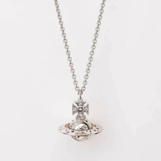 Limited Edition Colored Diamonds ORB Necklace