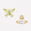 Butterfly Saturn Diamond Earrings (with box)